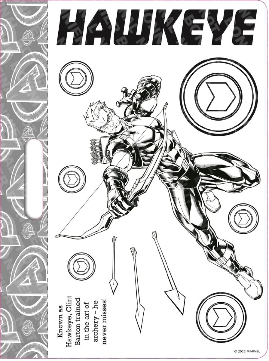 Marvel Avengers Giant Colour Me Pad - 3+ years