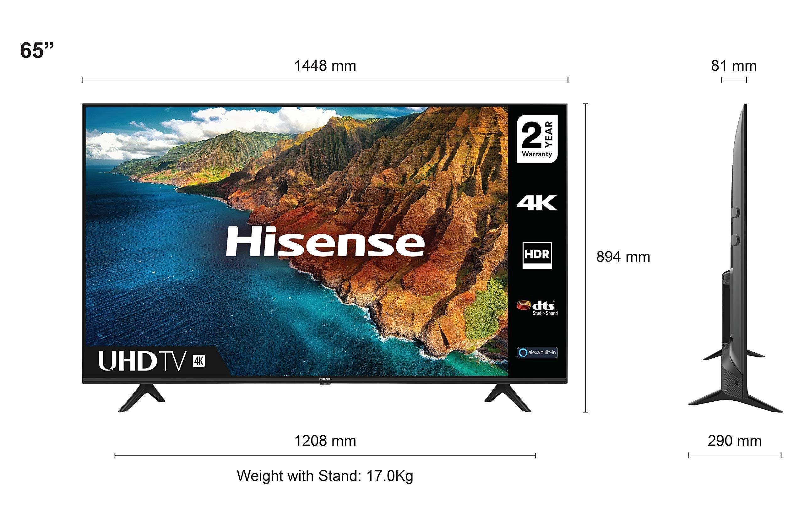 65AE7000FTUK - 65 inch