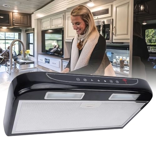 RV Range Hood - 3 Speed 12V Touchable Screen LED Light