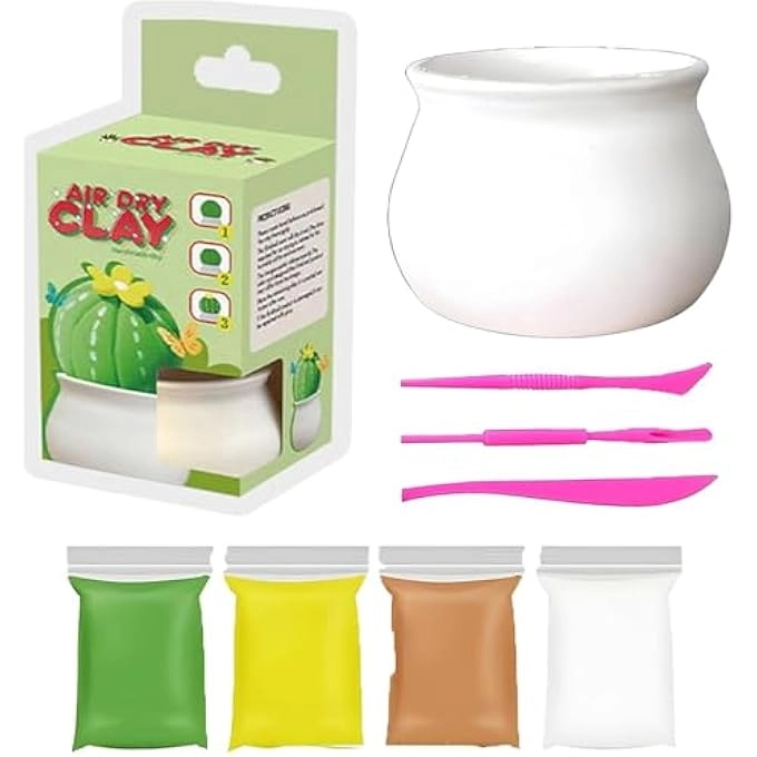 Generic AIR DRY CLAY - FOAM CLAY SCULPTING TOOLS Kit