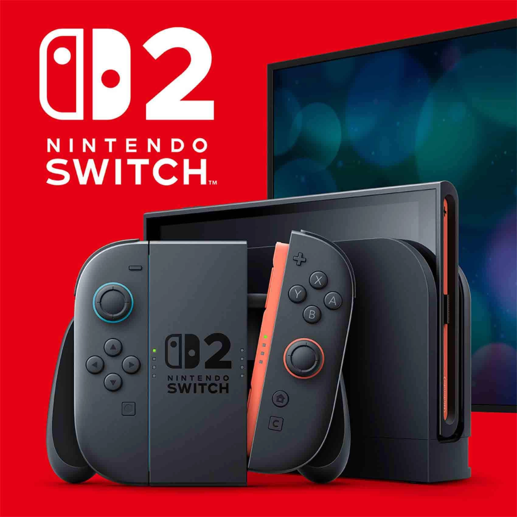 Nintendo 2 Console - 256GB + 2 Games + Carry Case