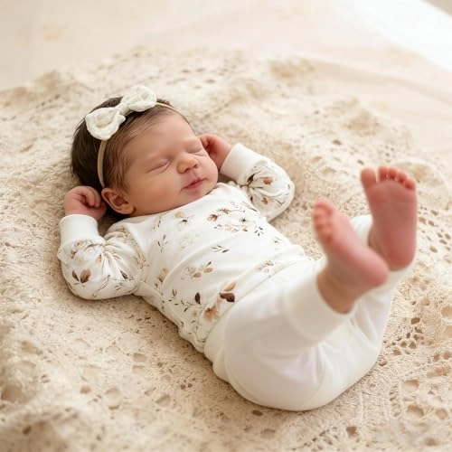 Reborn Baby Doll - 18 Inch Silicone Girl Sleeping Ages 3+