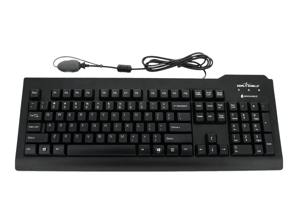 Seal Shield Silver Seal QWERTY Keyboard - US Wired