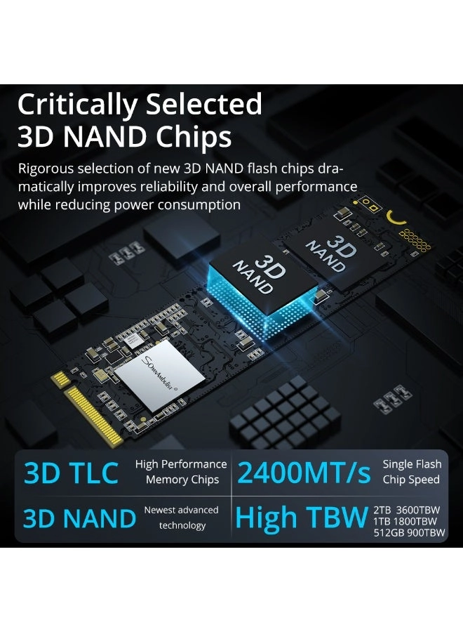 M.2 NVME PCIe 3.0 SSD - 256GB 2280