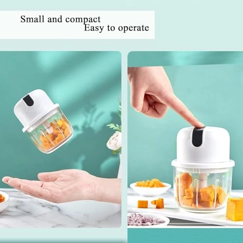 Mini Electric Chopper - 350ML Rechargeable