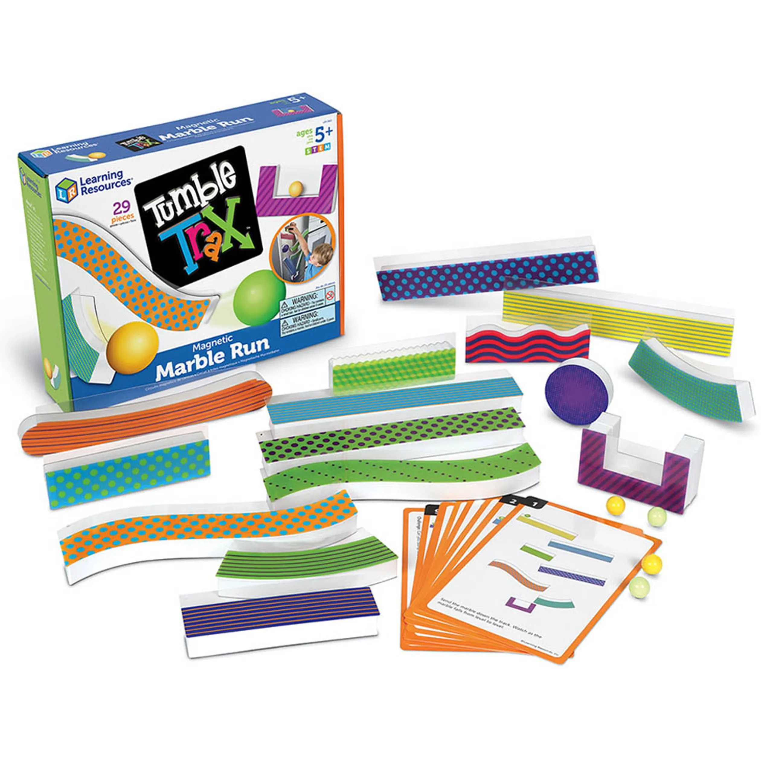 Tumble Trax Magnetic Marble Run - 5 years+ 29 pieces