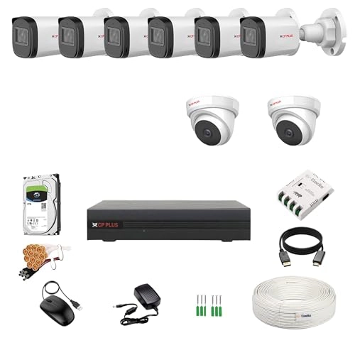 Full HD DVR - 8 Bullet 8 Channel 2.4 MP