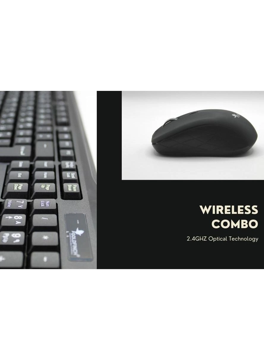 Wireless Keyboard and Mouse Combo - Wireless