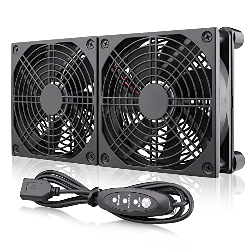 Computer Case Cooling Fan - 2 Pack 120mm x 25mm