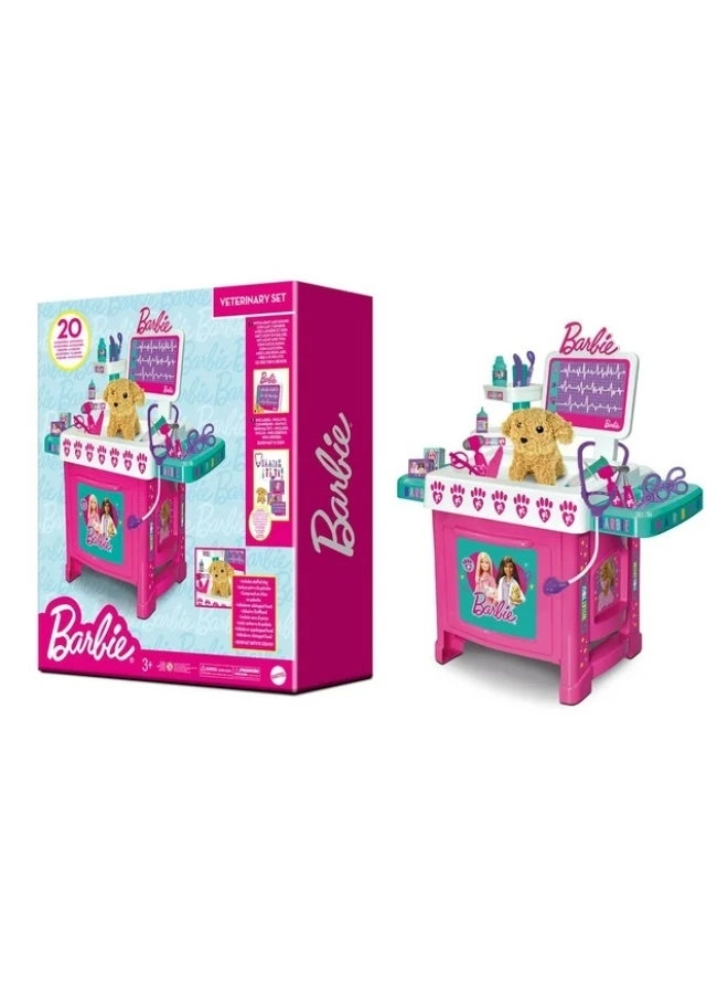 Veterinary Set - Plush Puppy Exam Table