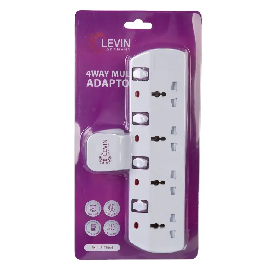 Universal Adapter - Individual Switches White