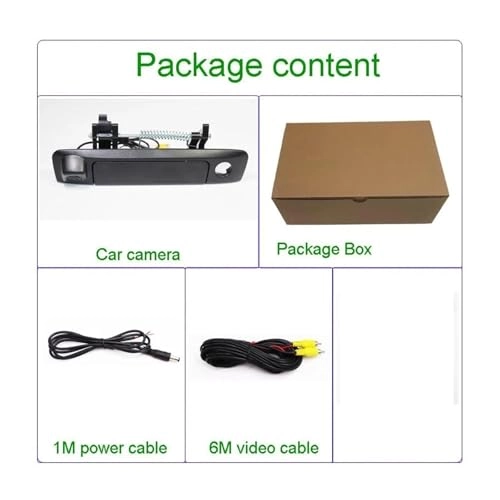 Reverse car rear view camera - Night vision Wired 720 x 540 pixels