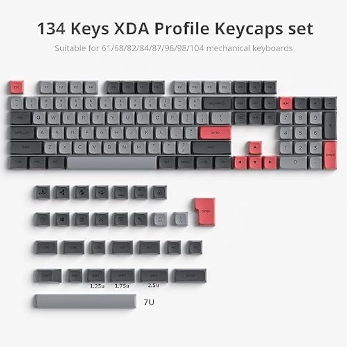 RETOR PBT KEYBOARD KEYCAPS - US & ISO LAYOUT
