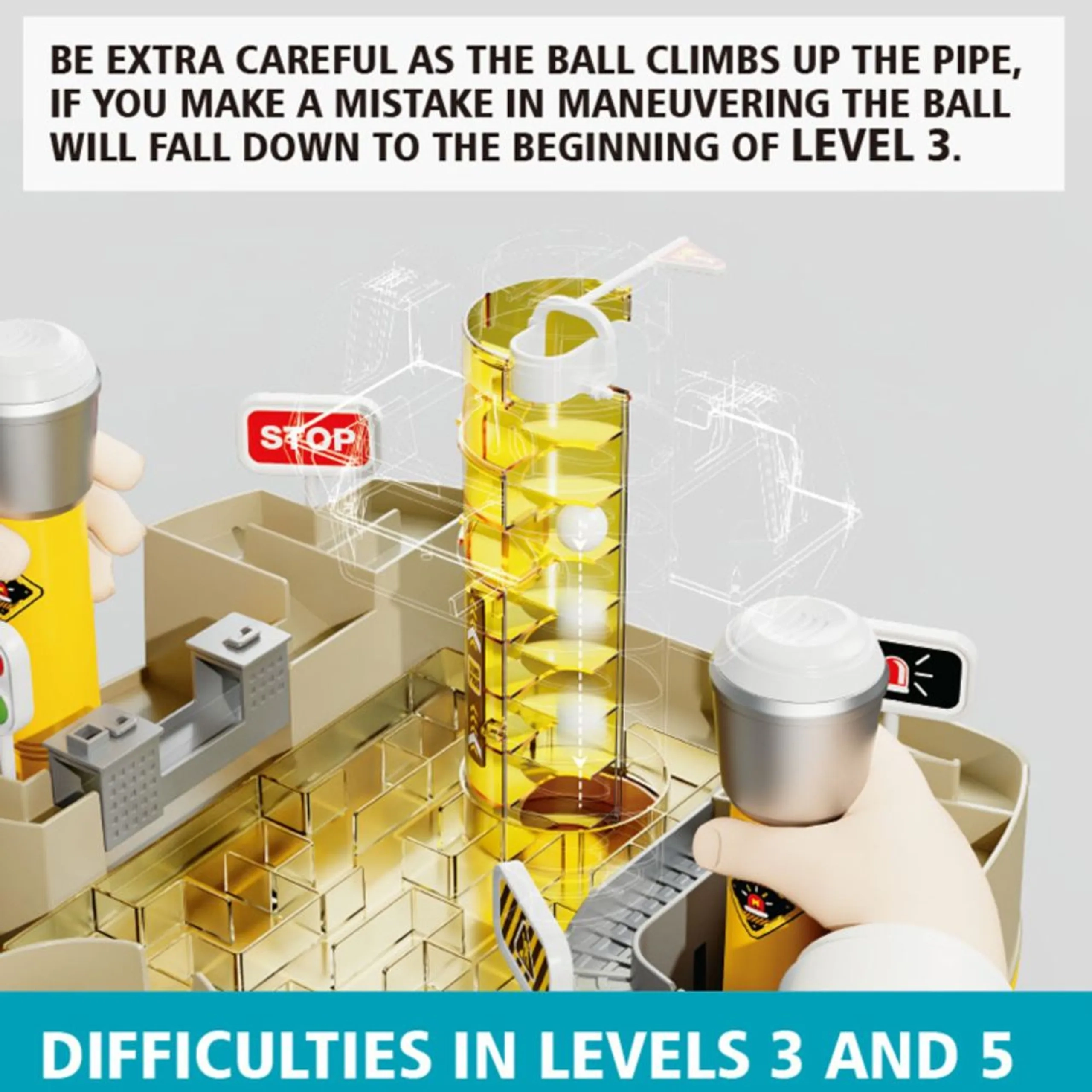 Engineering Maze Tower Puzzle (46966191-MKD218A) - 16 pcs