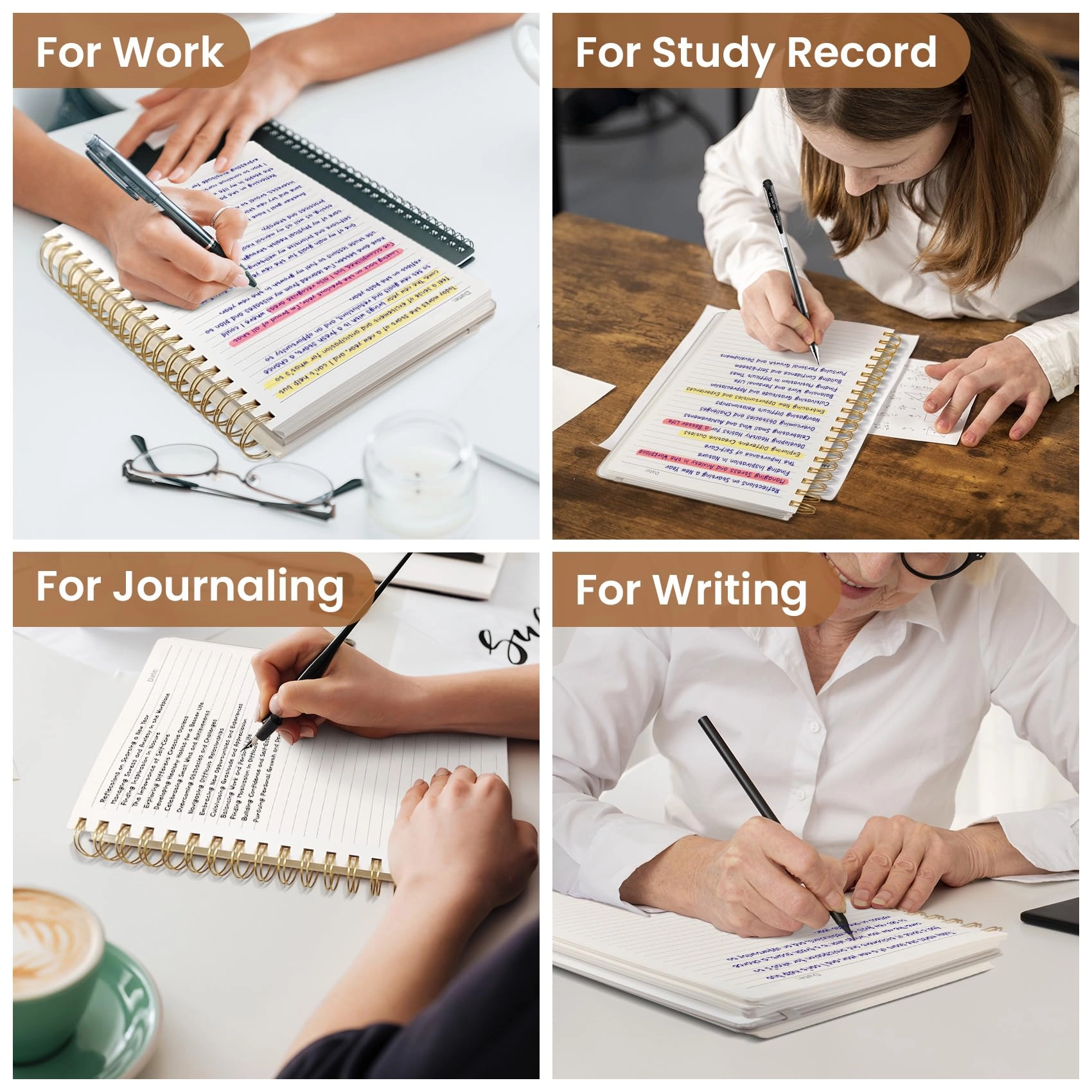 Spiral Notebook B5 Spiral - Lined 300 Pages