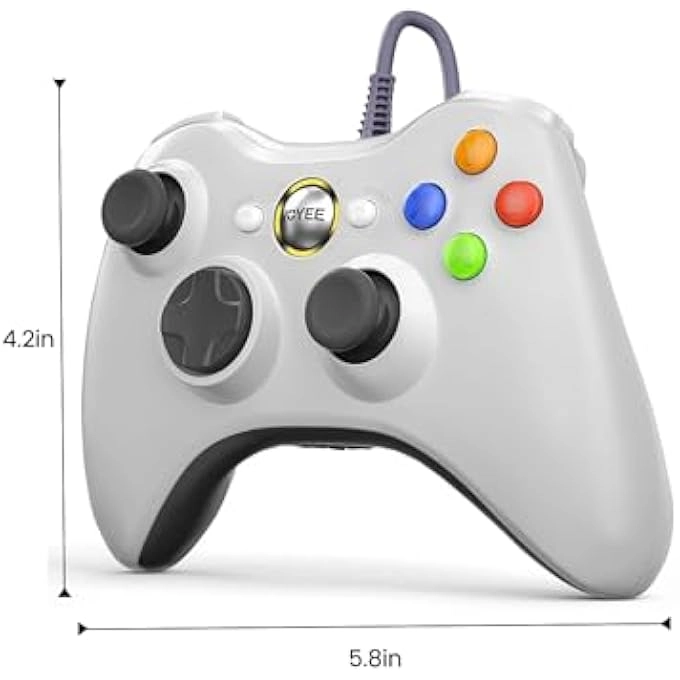 PC Controller - Black Xbox 360 & Slim/PC Windows 10/8/7