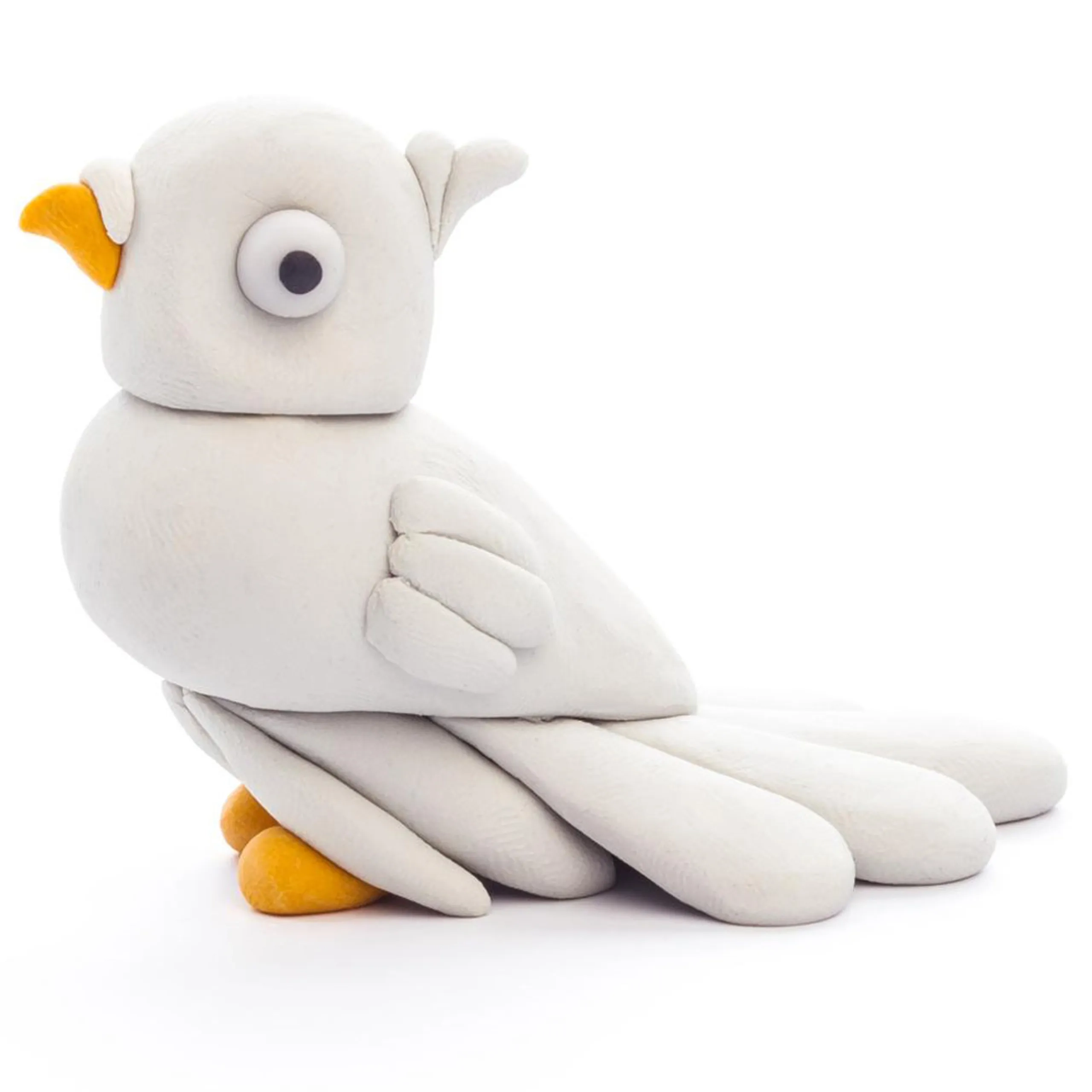 DIY Dove Plastic Modelling Air Dry Clay Kit - Air Dry Clay 170g 3pcs.