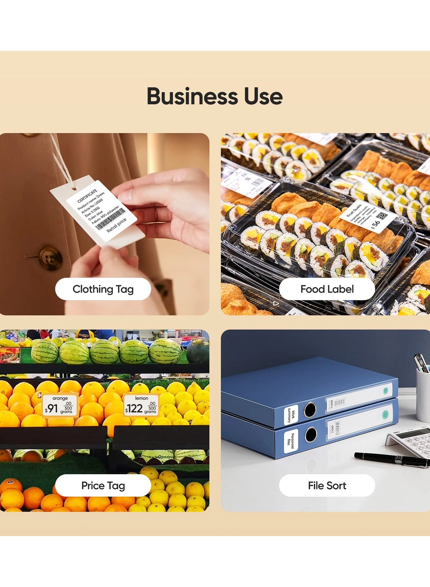 B1 - Label Maker 50*30mm Labels Space Blue