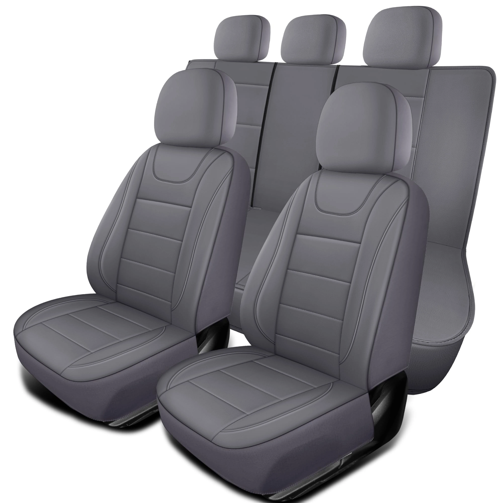 HChengkikz Nappa Leather Car Seat Covers
