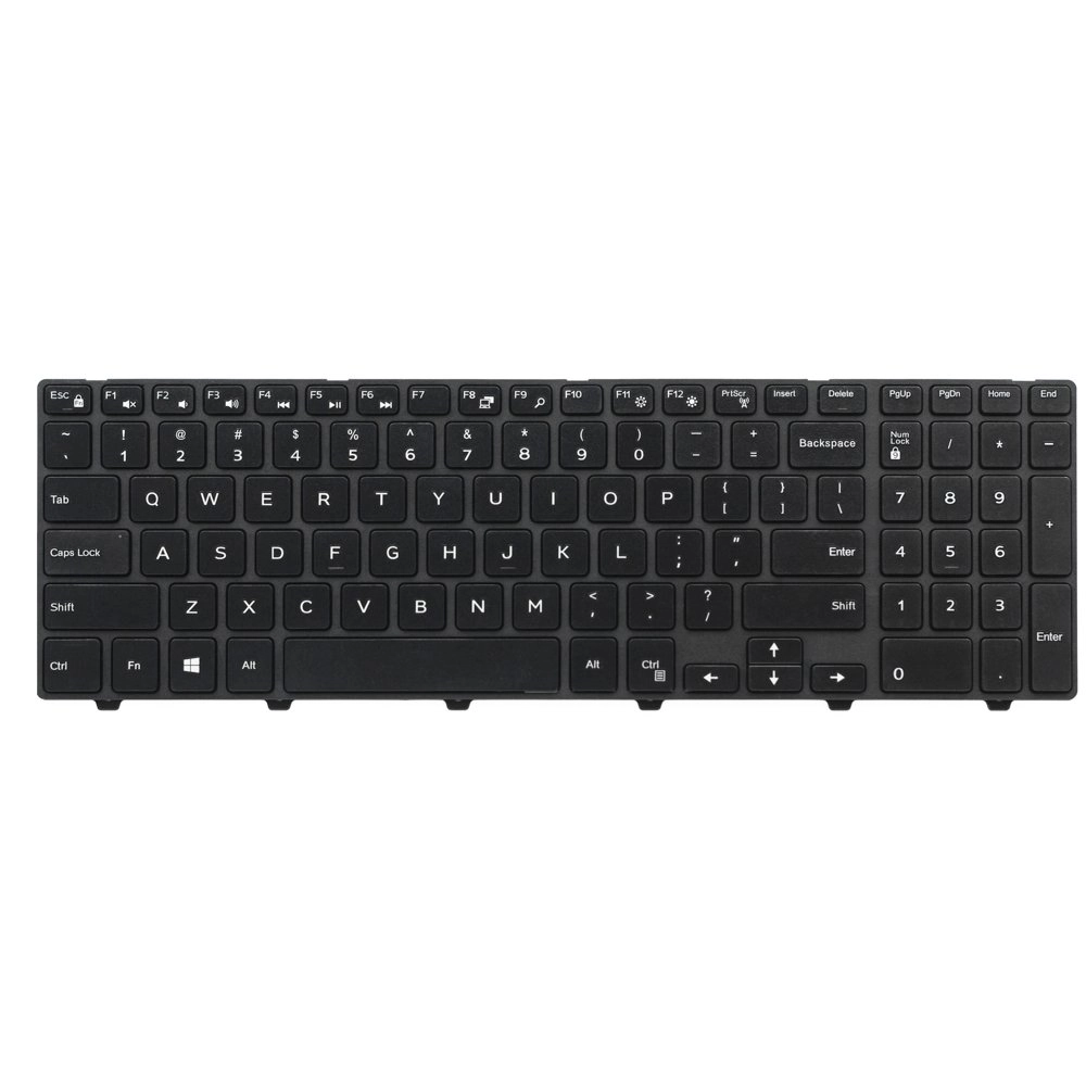 GODSHARK Replacement Keyboard for Dell Inspiron - US Wired