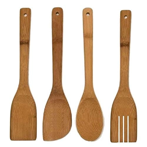 Lavish LLC Bamboo Cooking Utensils Set - 4 Piece