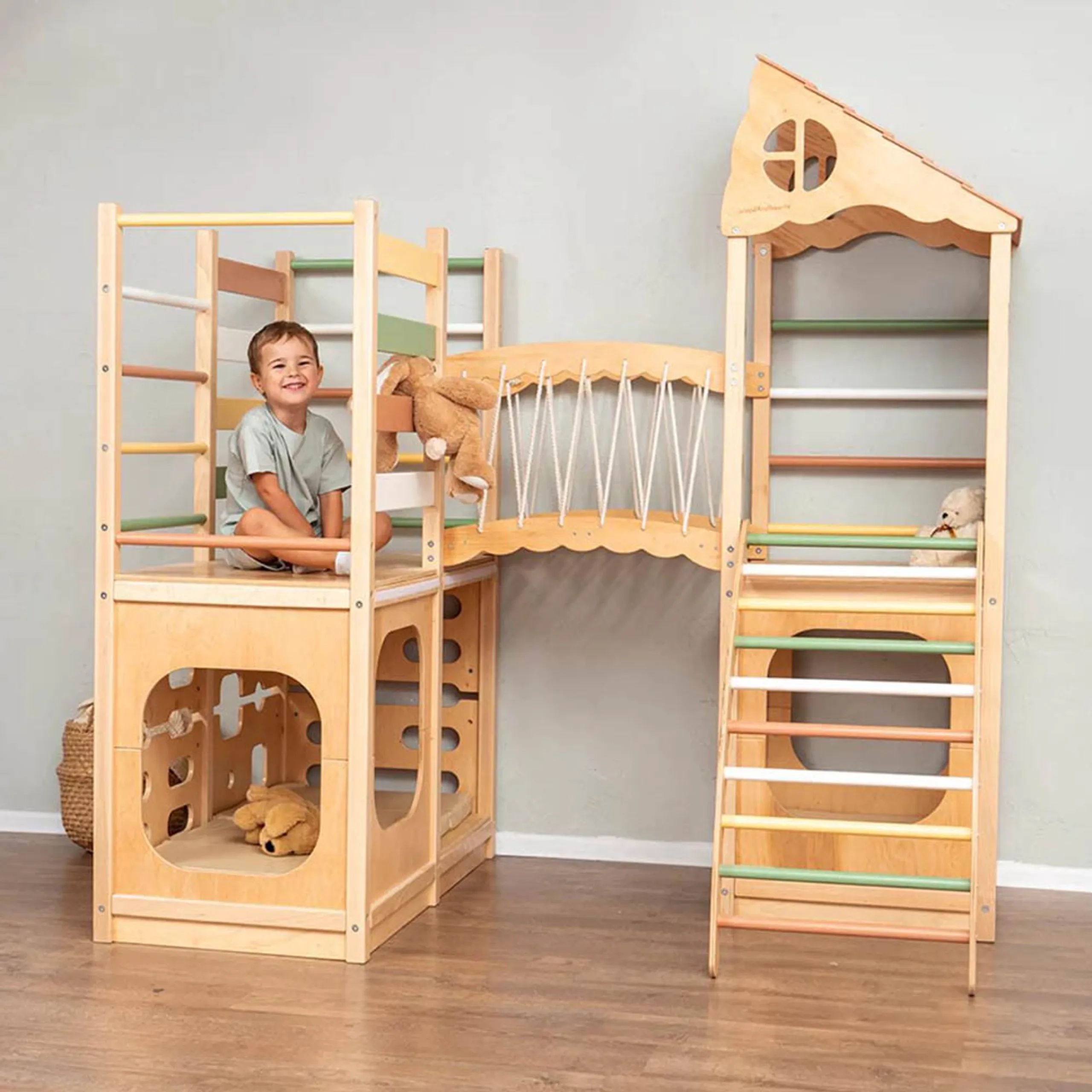 Indoor Playground Gym - 60KG Suitable for 8 months to 8 years
