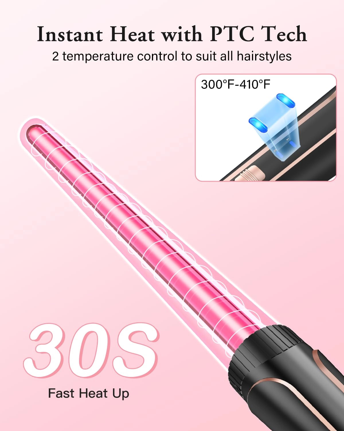 5 in 1 Hair Curler Set - 9mm 8mm 25mm 32mm