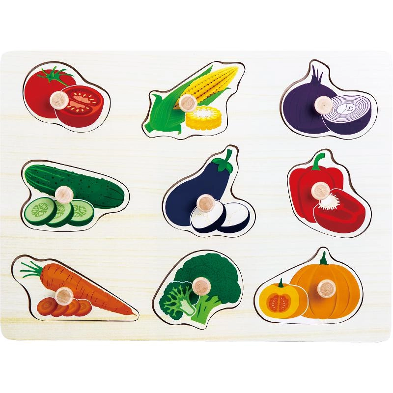 Roco Vegetable Wood Puzzle - 1 Year and Above