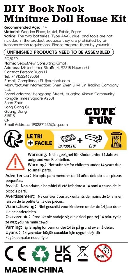 Book Nook Kit - Sweet Marie