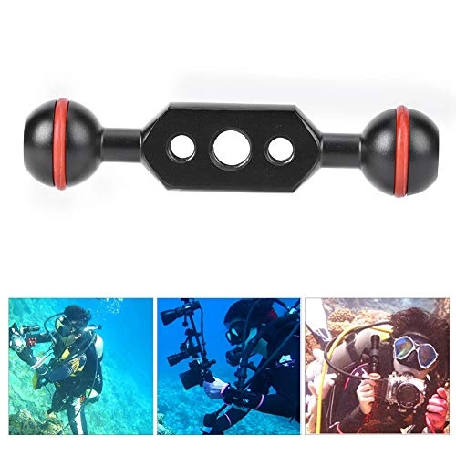 Double Ball Head Light Arm - Aluminum Alloy 3"