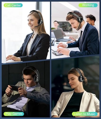 Wireless Headsets with MIC Wireless Headset