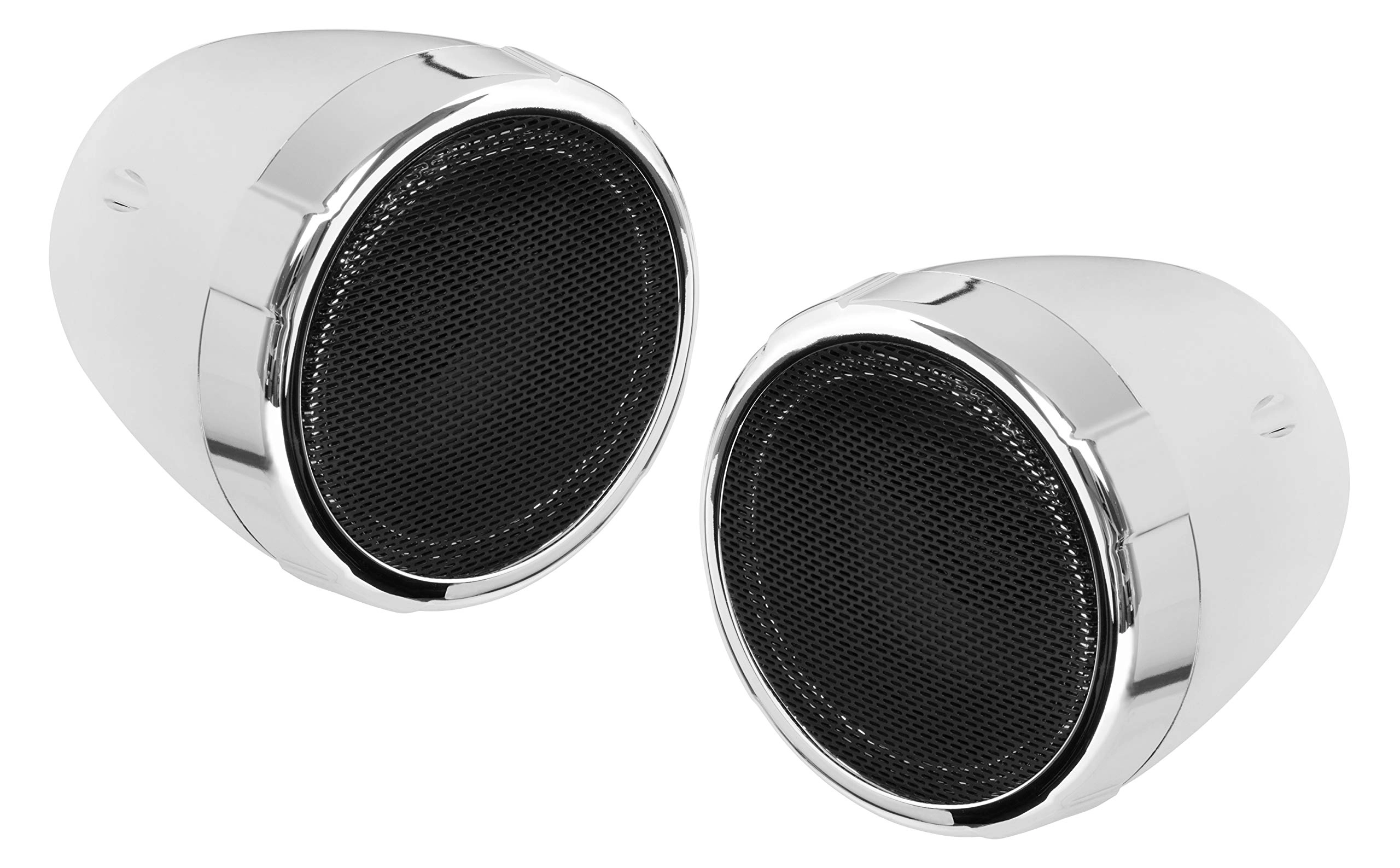 Boss Audio Systems MC425BA - (2) 3" Chrome Speakers