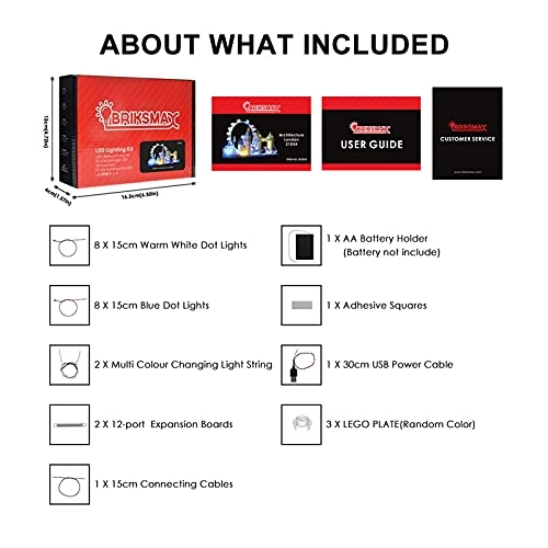 Led Lighting Kit for LEGO London Skyline 21034