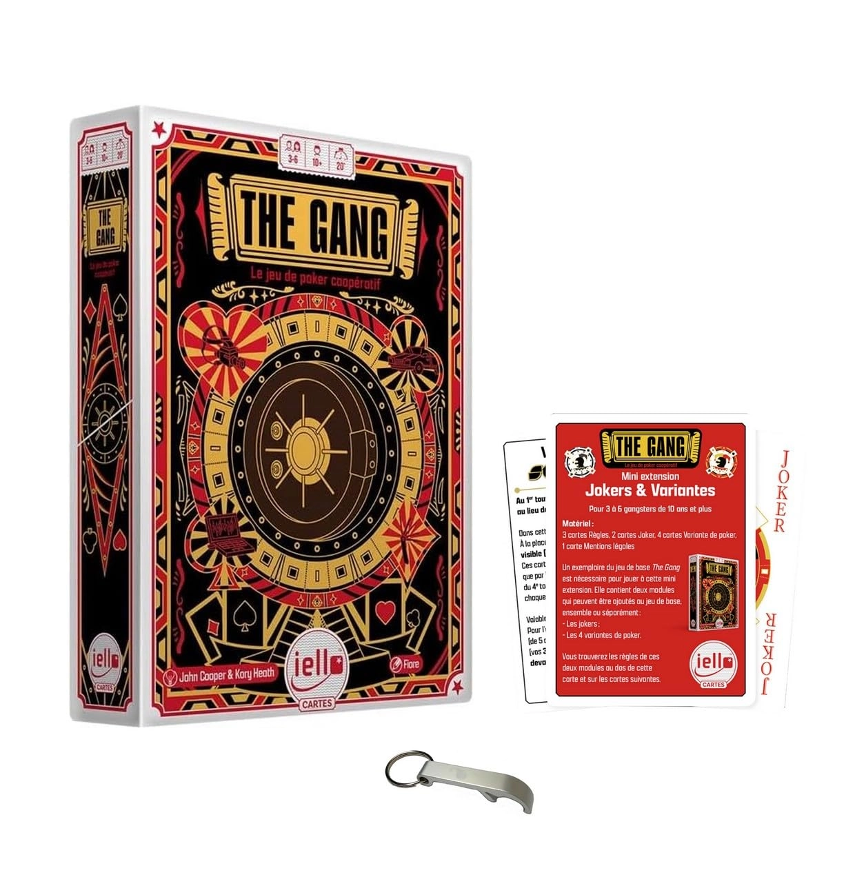 Blumie Shop The Gang - French + Jokers and Variants - Mini Expansion + Bottle Opener
