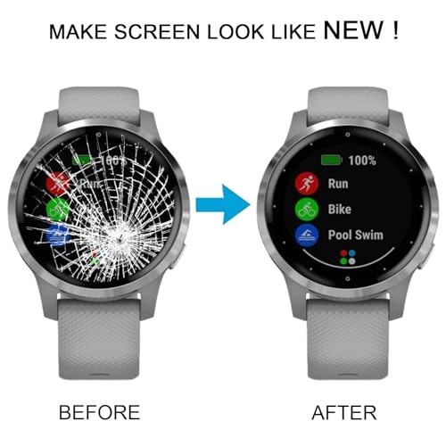 LCD Screen with Digitizer Full Assembly for Garmin Vivoactive 4S