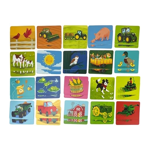 John Deere Kids Memory Match Game - 3 months and up 72 pieces