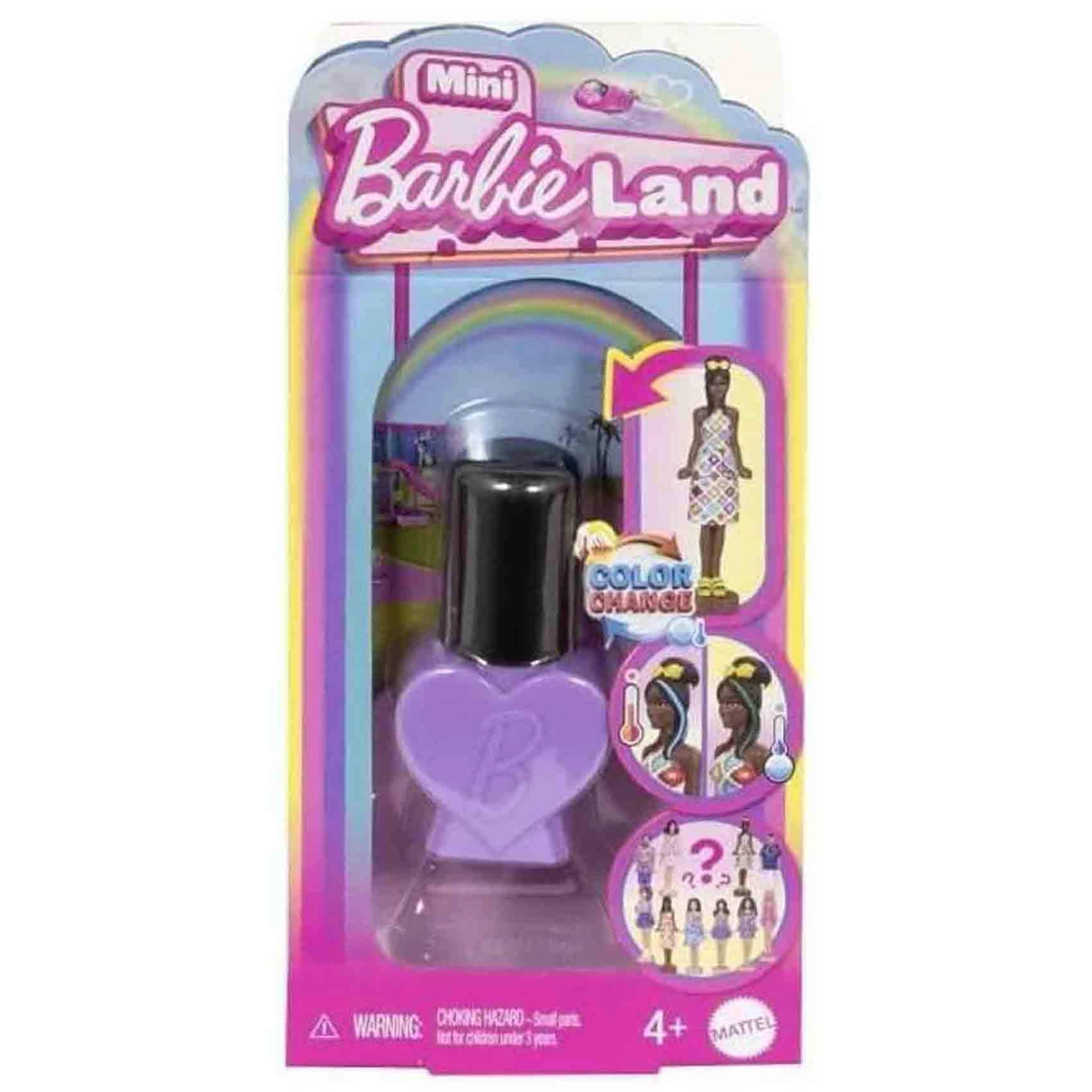 Barbie Mini Barbieland Nail Polish Reveal Doll - 1.5-inch Ages 4+