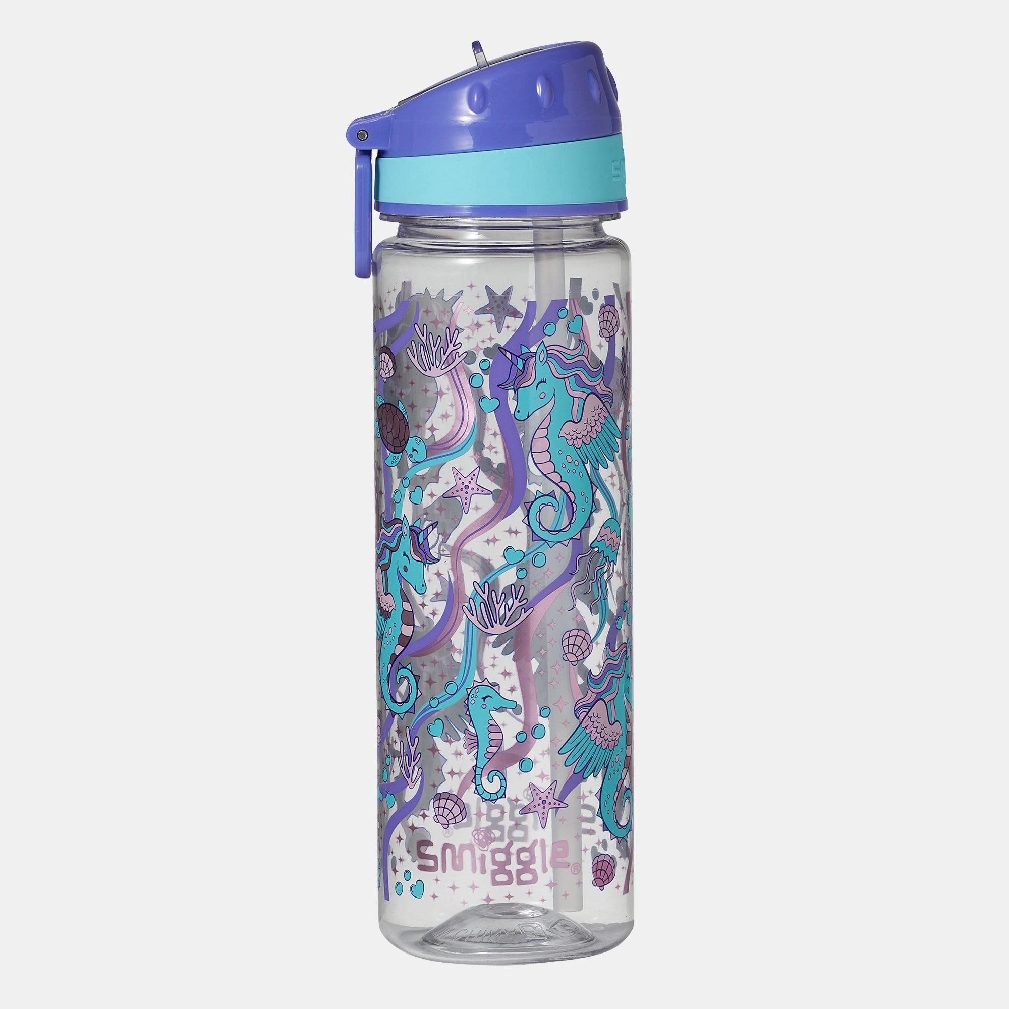 Smiggle Better Together Water Bottle - Flip-Top Spout 650 ml