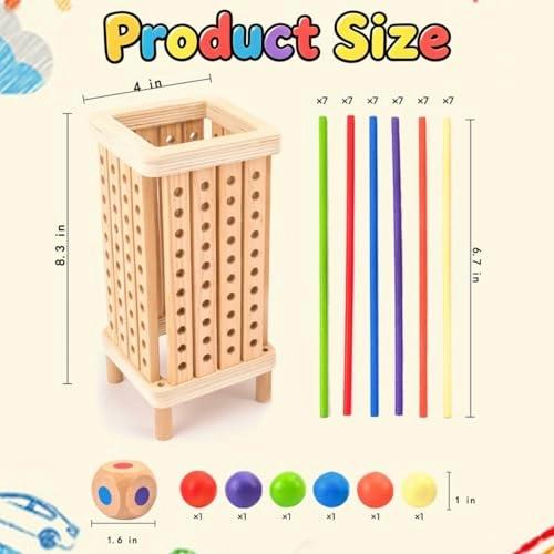 Wooden Board Game - 3 years and up