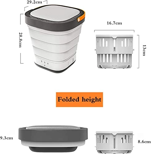 AADECOR Mini Washer - Foldable Portable Drain Basket