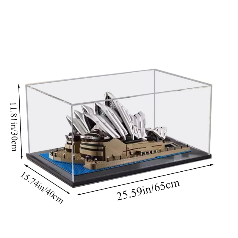 Clear Acrylic Display Case for Lego 76209 - 13.77x13.77x21.65in. Acrylic
