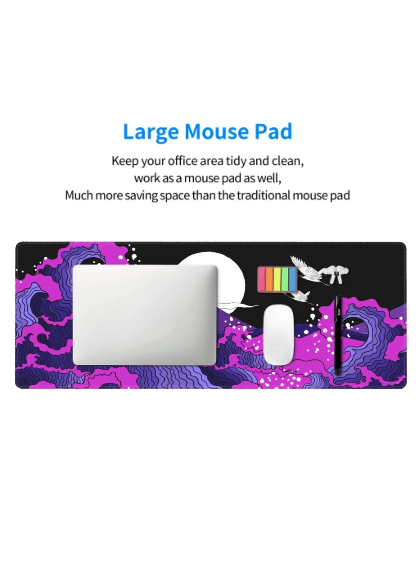 Marble Extended Large Gaming Mouse Pad