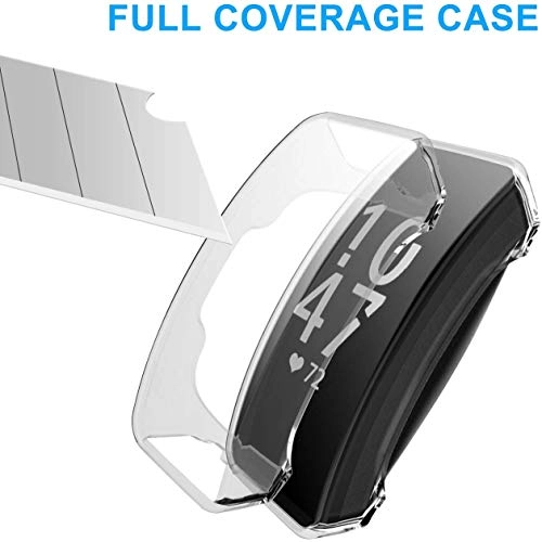 Full Body Case for Fitbit Inspire - Shockproof Scratch-resistant Transparent TPU