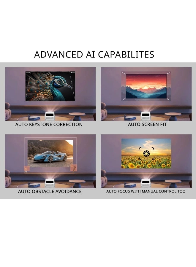 Touch Play Smart Projector 11000 Lumens 1920 x 1080p