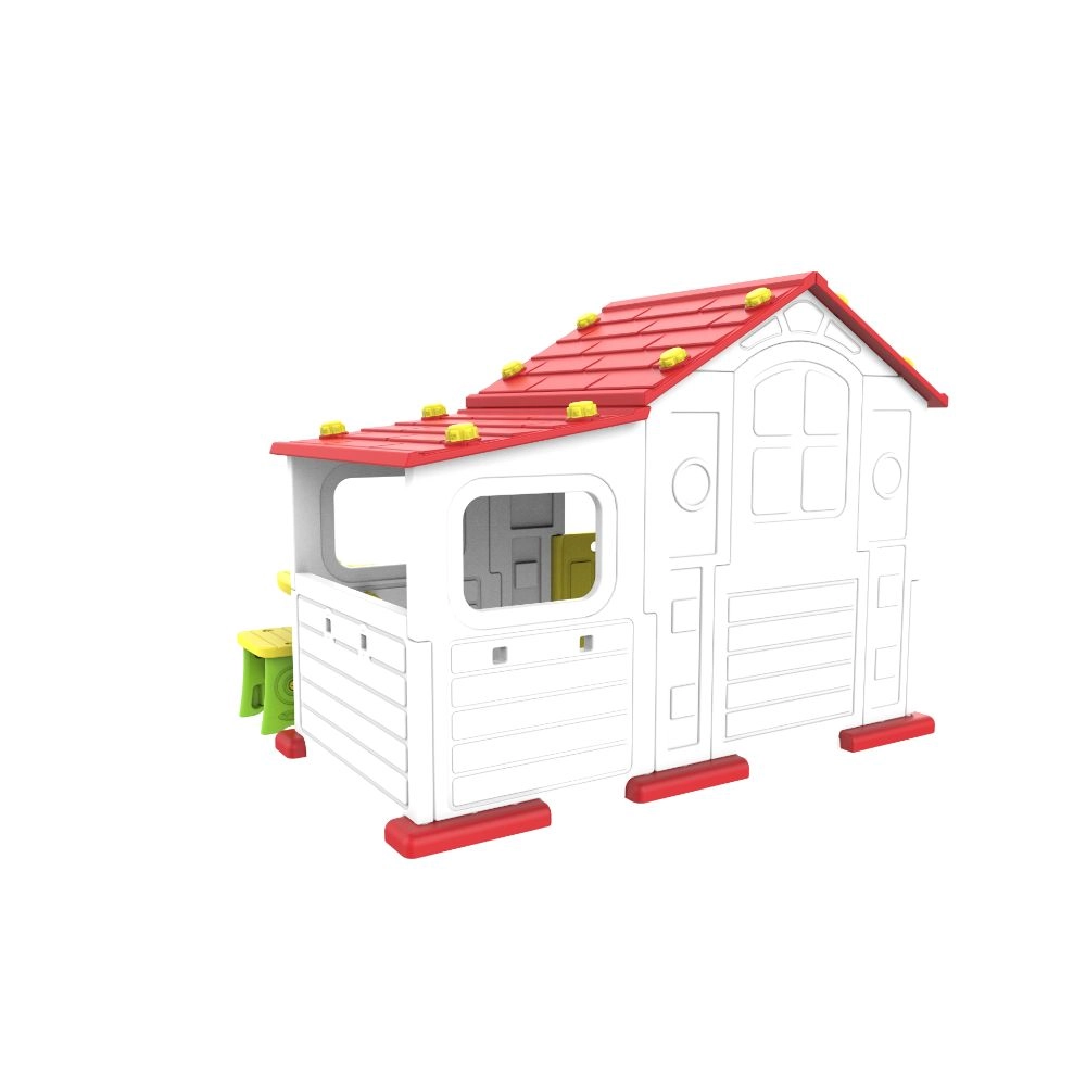 Tomo Big Playhouse - Table & Chairs UV-Protected Plastic