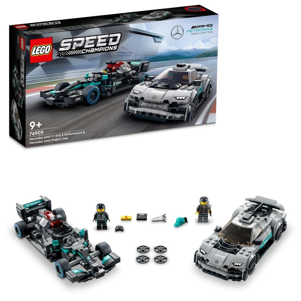 LEGO Mercedes-AMG F1 W12 E Performance + Mercedes-AMG Project One (76909) - Speed Champions