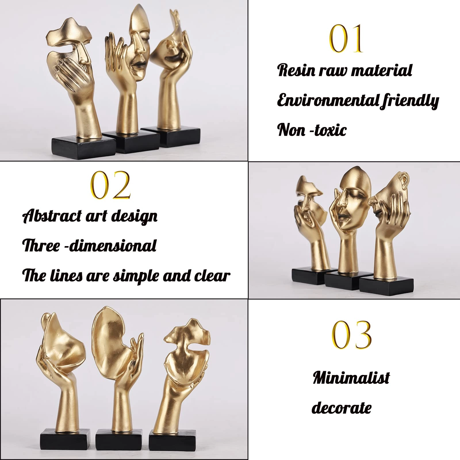 Thinker Statue - Plastic, Resin