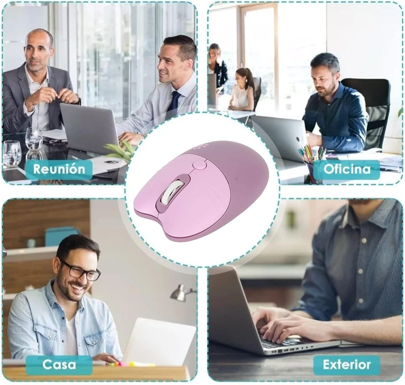 Cat Compact Silent Mouse - Bluetooth/Dongle