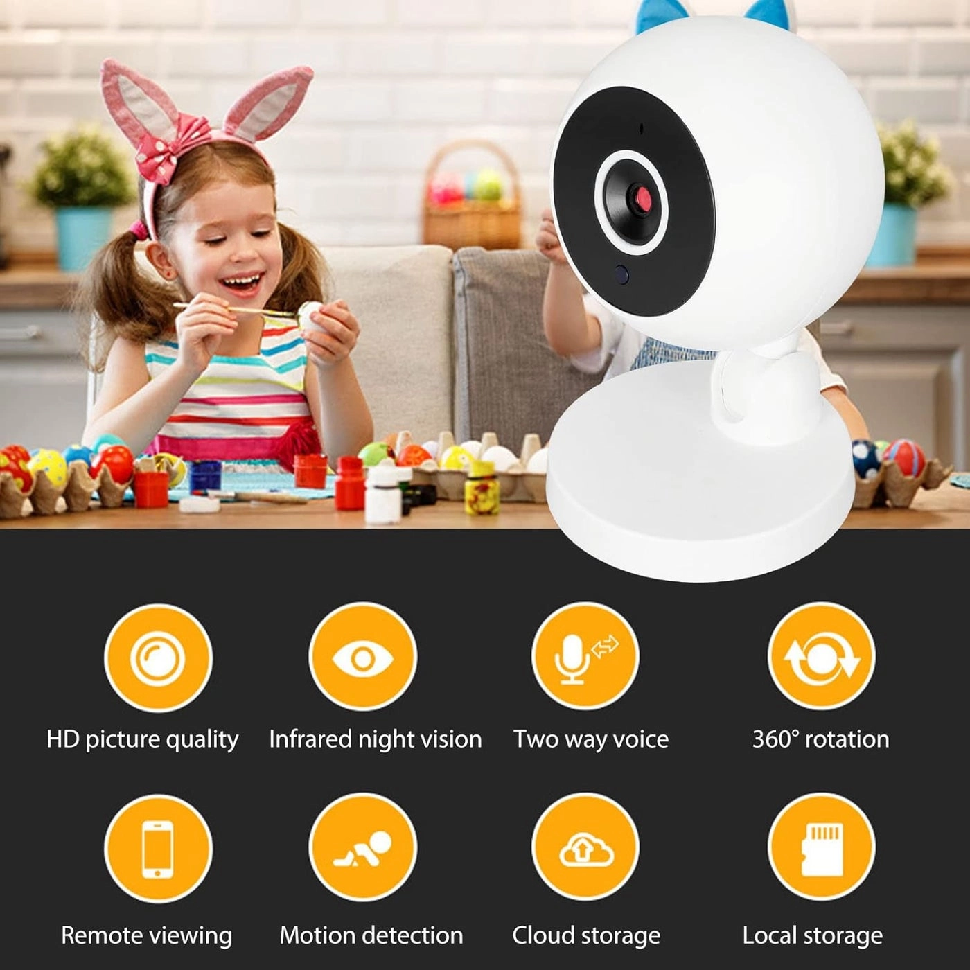 Indoor Security Camera 1080P