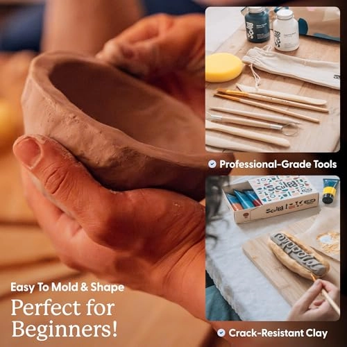 The Original Pottery Starter Kit - Air Dry Clay 2 piece(s)